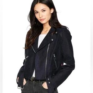 Levi’s faux suede biker jacket